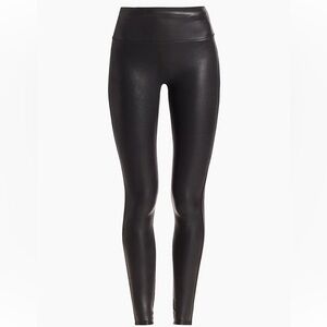 SPANX Black Faux Leather Leggings